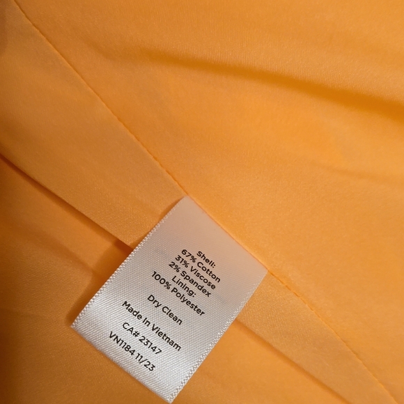 Talbots Women's Vibrant Peachy Coral Blazer - Picture 12 of 13